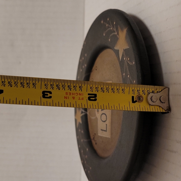 Adorable Primitive Wooden Plate - Picture 11 of 15